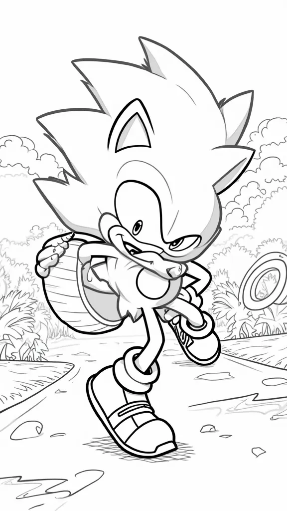 sonic the hedgehog film coloriage 2020